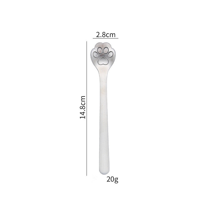 Creative Cartoon Dog Paw Hollow Mixing Spoon