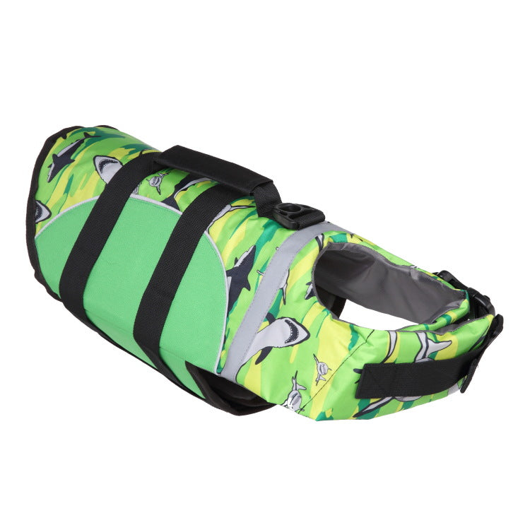 Mermaid Shark Swimming Life Vest Adjustable Dog Life Jacket