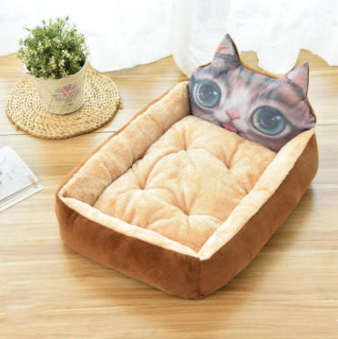 Kennel removable and washable bed