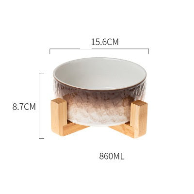 The New Pet Bowl One-piece Anti-overturning