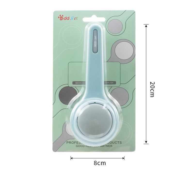 Contrasting Color Pet One Key Hair Removal Dog Comb