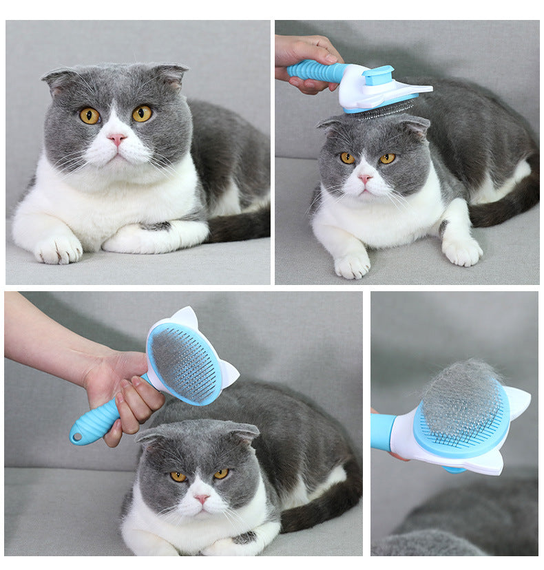 Pet Cat Long-Haired Short-Haired Dog Comb
