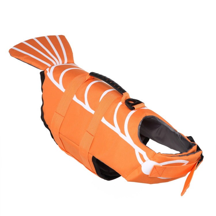 Mermaid Shark Swimming Life Vest Adjustable Dog Life Jacket