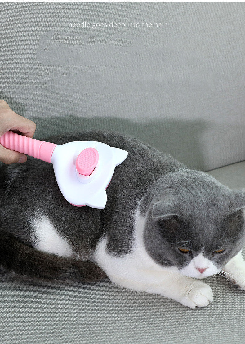 Pet Cat Long-Haired Short-Haired Dog Comb