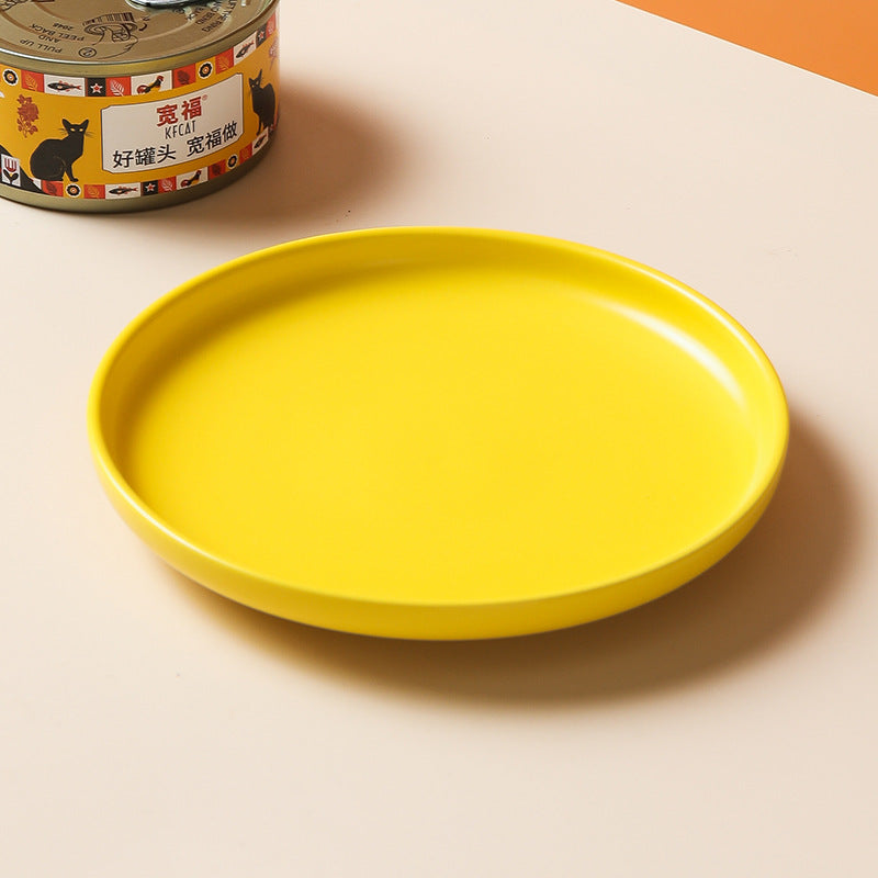 Cat Small Plate Ceramic Anti Overturning