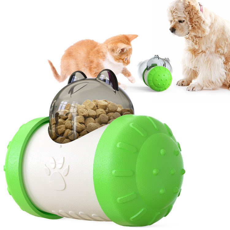 Cat enrichment treat dispensing toy