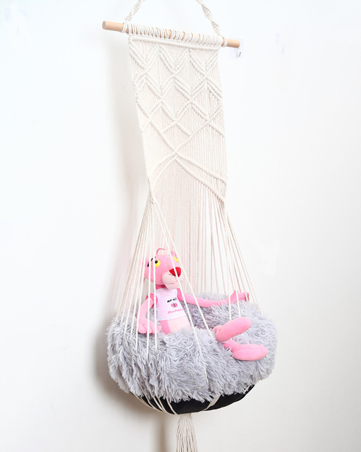Pet Swing Cage Handmade Macrame bed