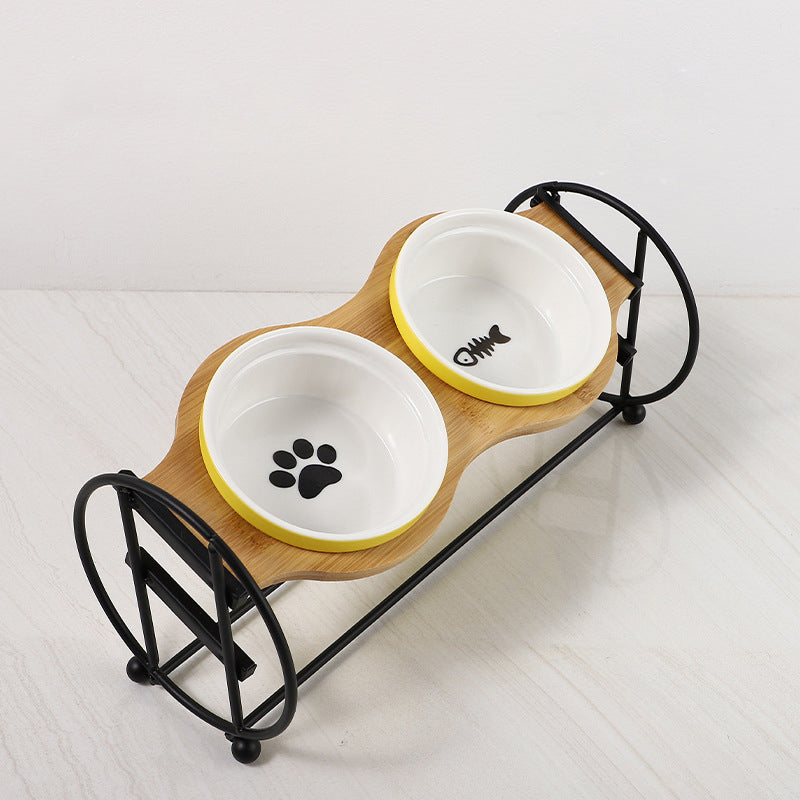 Bamboo And Wood Shelf Bowl