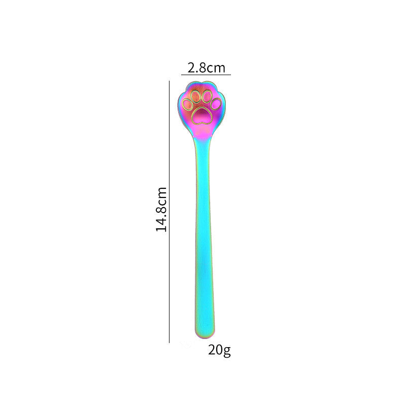 Creative Cartoon Dog Paw Hollow Mixing Spoon