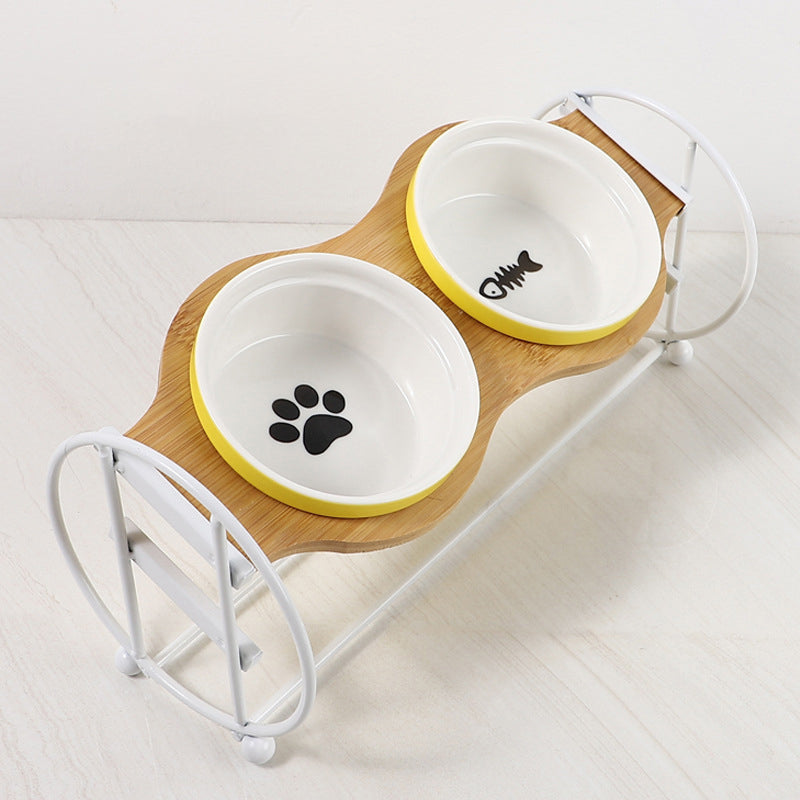 Bamboo And Wood Shelf Bowl