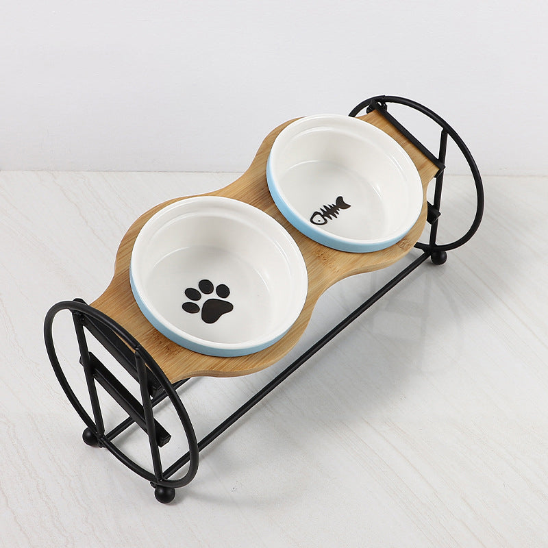 Bamboo And Wood Shelf Bowl