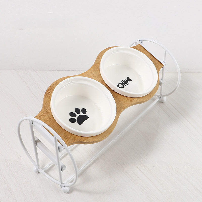 Bamboo And Wood Shelf Bowl