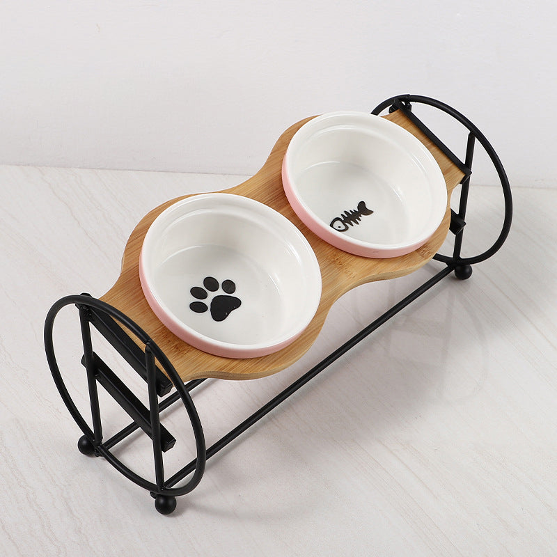 Bamboo And Wood Shelf Bowl