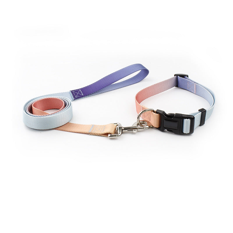 Nylon Pet Collar Traction Rope Set