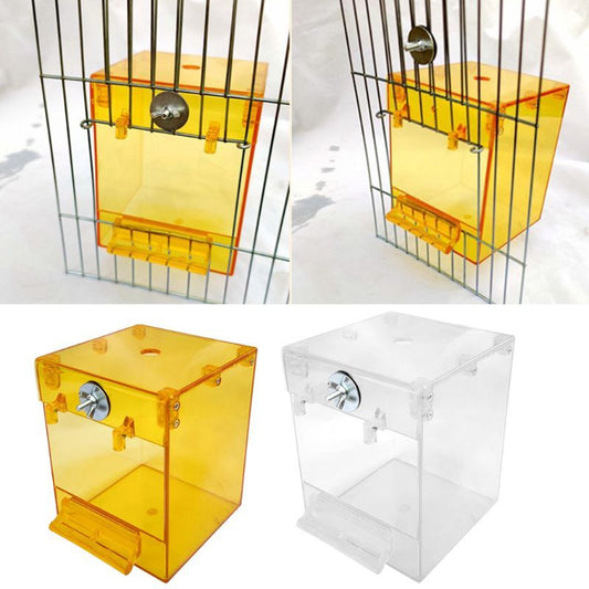 Transparent External Bird Bath