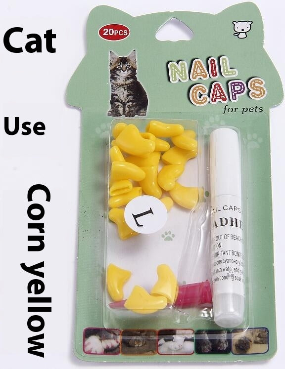 Cat Nail Pe Cover Suitable For Cat Types