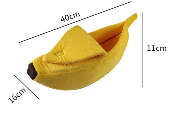 Pet Banana Bed