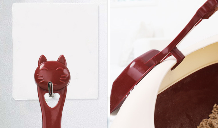 Plastic cat litter shovel