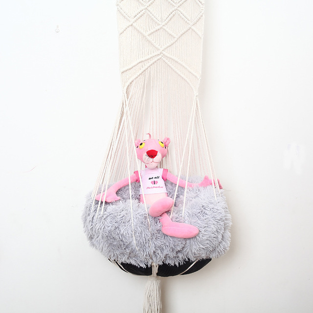Pet Swing Cage Handmade Macrame bed