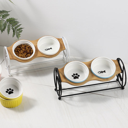 Bamboo And Wood Shelf Bowl
