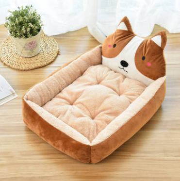 Kennel removable and washable bed