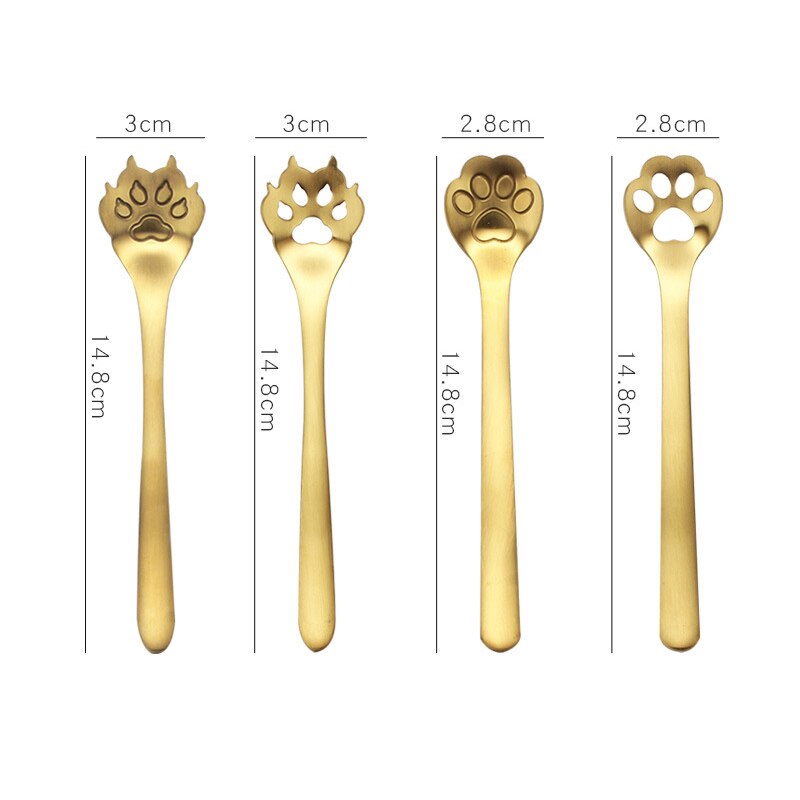 Creative Cartoon Dog Paw Hollow Mixing Spoon