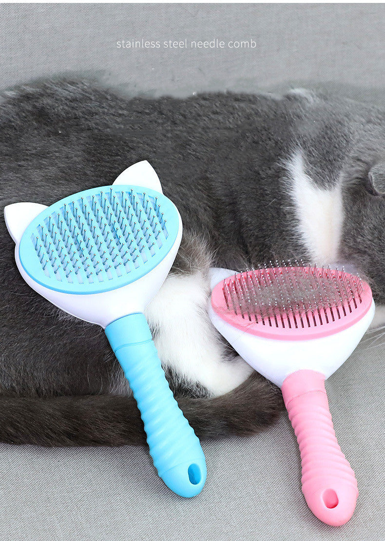 Pet Cat Long-Haired Short-Haired Dog Comb