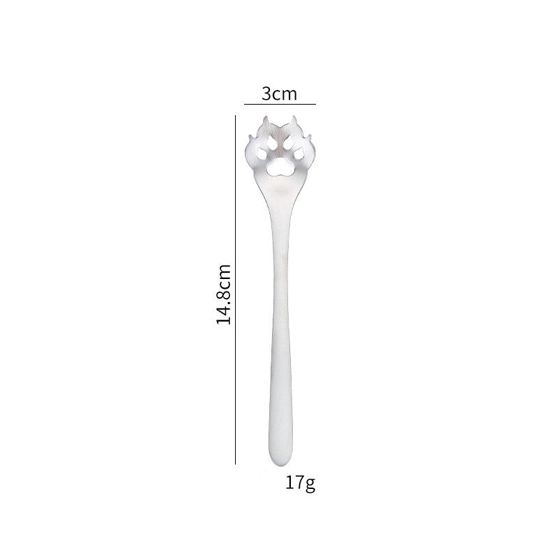Creative Cartoon Dog Paw Hollow Mixing Spoon